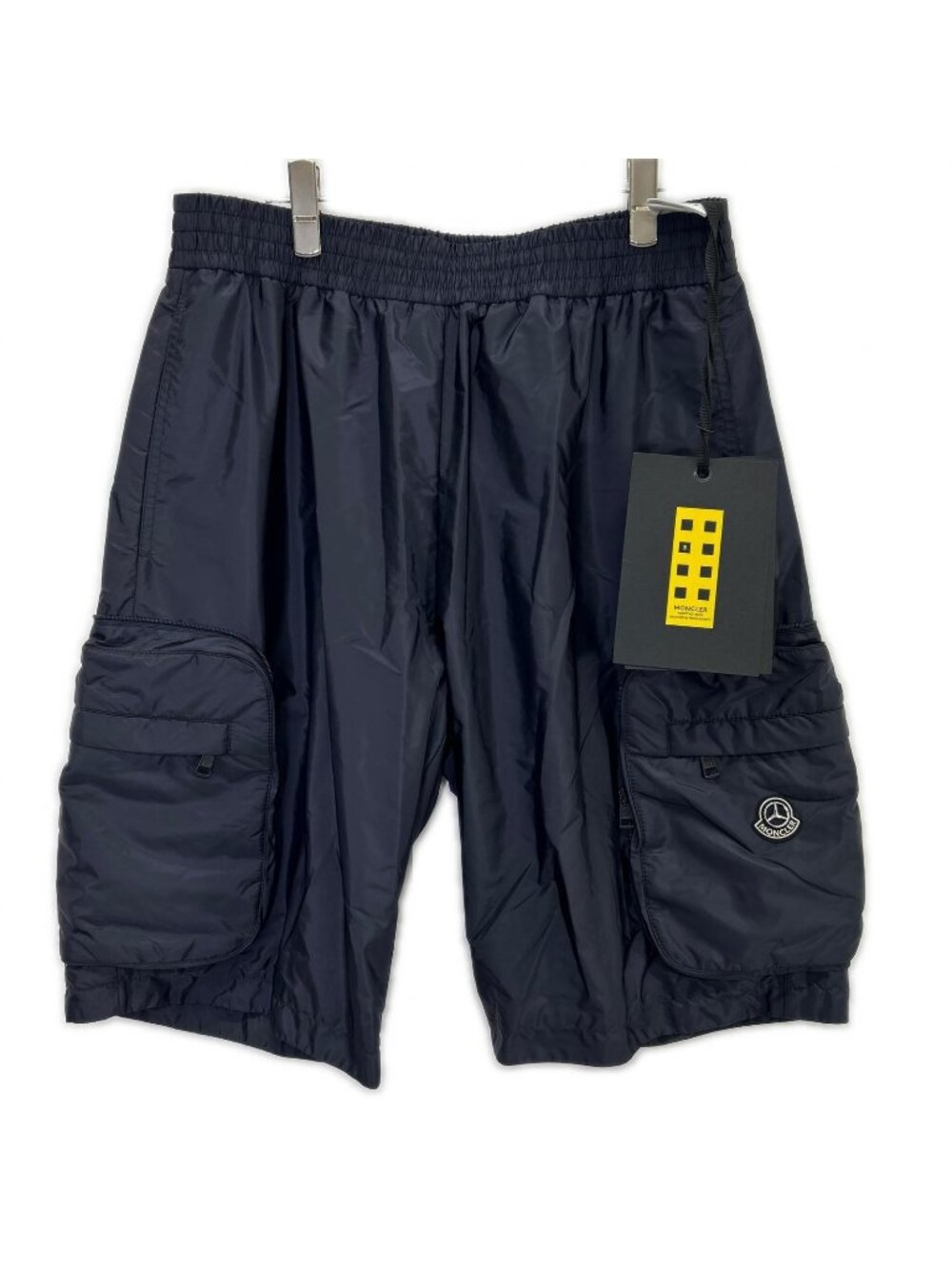 Moncler Genius Mercedes Benz by Bermuda Dark Navy Cargo Pocket Technical Nylon